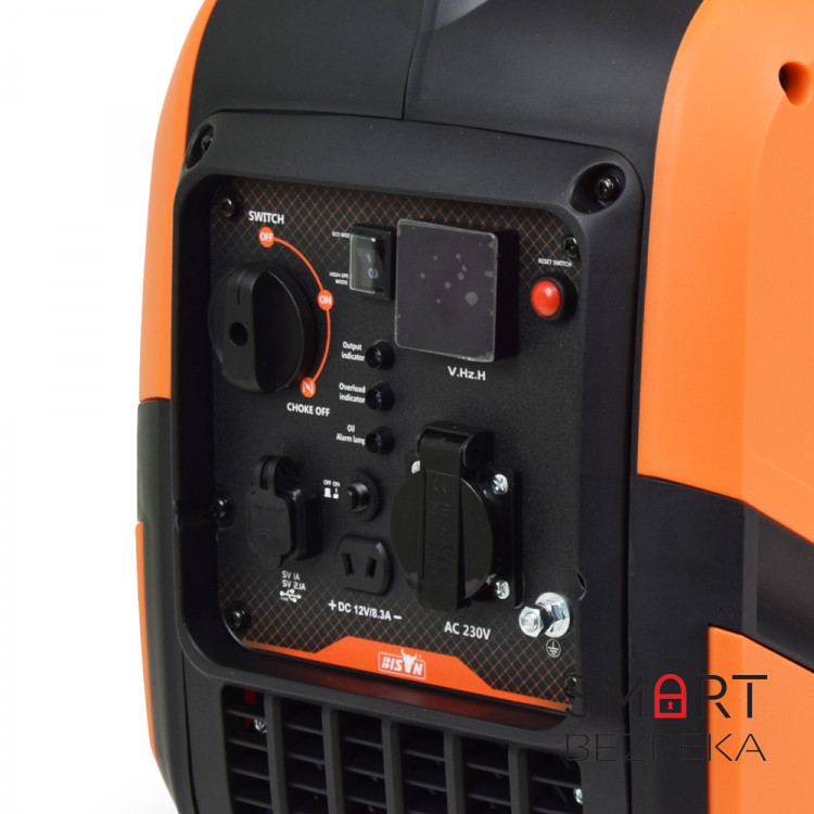 Інверторний бензиновий генератор BISON BS2500I максимальна потужність 2.2 кВт