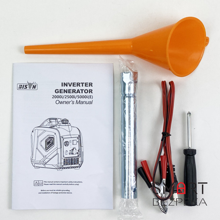 Інверторний бензиновий генератор BISON BS2500I максимальна потужність 2.2 кВт