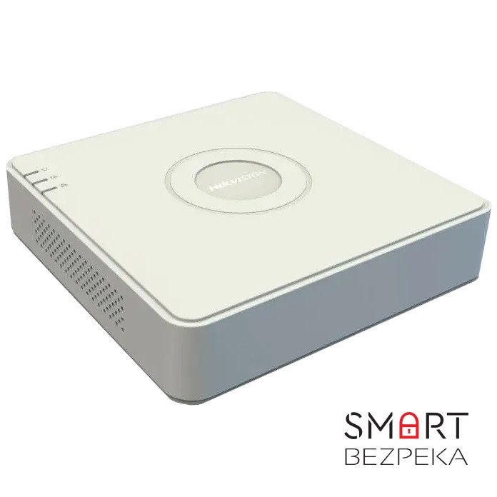 IP-видеорегистратор 4-канальный Hikvision DS-7104NI-Q1/4P(STD)(D)/UKR VIATEK с 4 портами PoE для систем видеонаблюдения