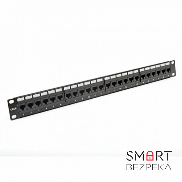 Патч-панель CMS 19" 24xRJ-45 UTP, кат. 6