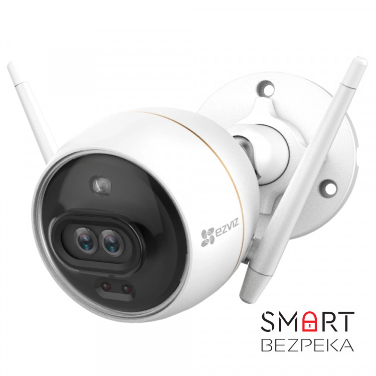 IP-відеокамера вулична 2 Мп з Wi-Fi EZVIZ CS-CV310-C0-6B22WFR (2.8 мм) з подвійною лінзою для системи відеонагляду