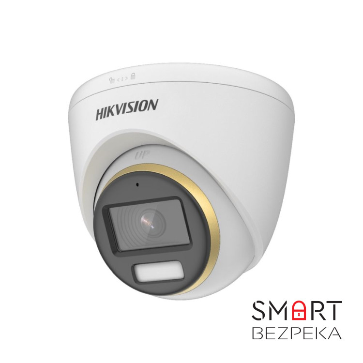 HD-TVI видеокамера 2 Мп Hikvision DS-2CE72DF3T-F (2.8 мм) ColorVu для системы видеонаблюдения