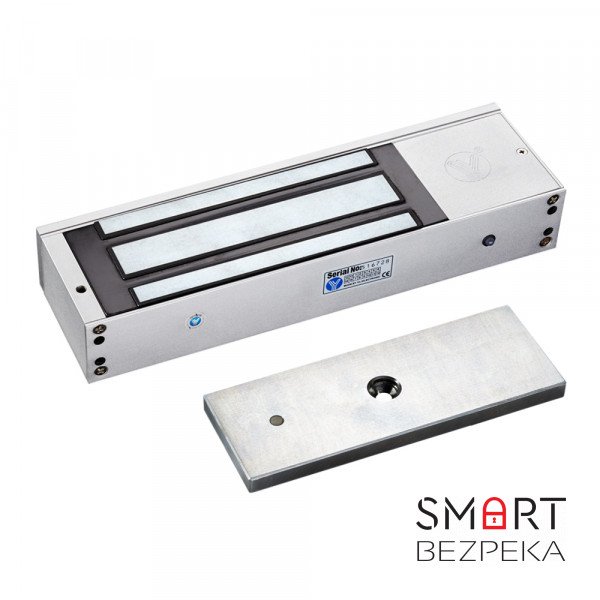 Електромагнітний замок YM-750T(LED) з датчиком стану дверей для системи контролю доступу