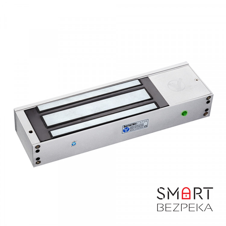 Електромагнітний замок YM-750T(LED) з датчиком стану дверей для системи контролю доступу