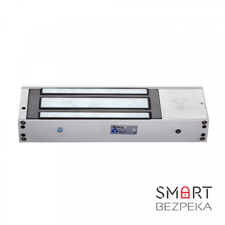 Електромагнітний замок YM-750T(LED) з датчиком стану дверей для системи контролю доступу