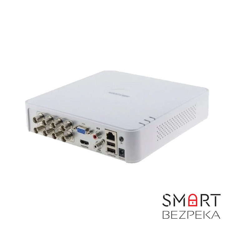 HD-TVI видеорегистратор 8-канальный Hikvision iDS-7108HQHI-M1/S(E) с поддержкой видеоаналитики для системы видеонаблюдения