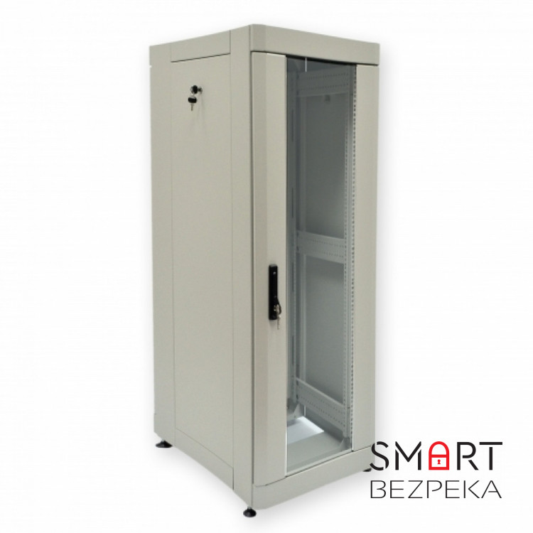 Шафа серверна CMS 42U 610 х 865 UA-MGSE4268MG посилена для мережевого обладнання