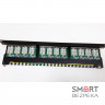 Патч-панель CMS 19" 24xRJ-45 FTP, кат. 5e з огранізатором кабелю