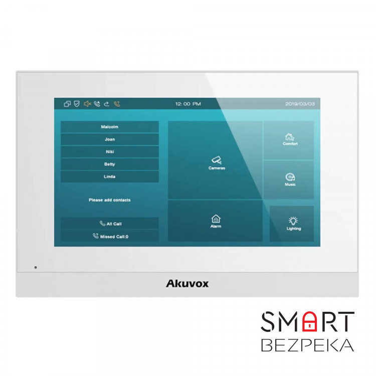IP-відеодомофон 7" Akuvox C313N white