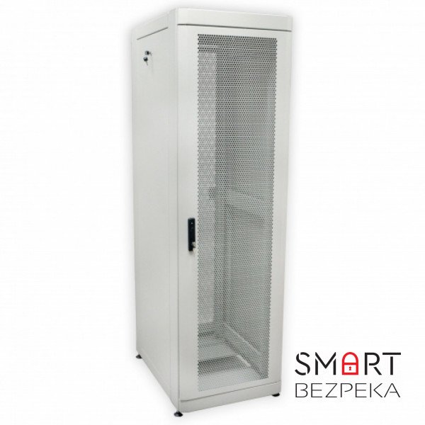 Шкаф серверный CMS 42U 610 х 1055 UA-MGSE42610MPG усиленный с перфорированной дверью для сетевого оборудования