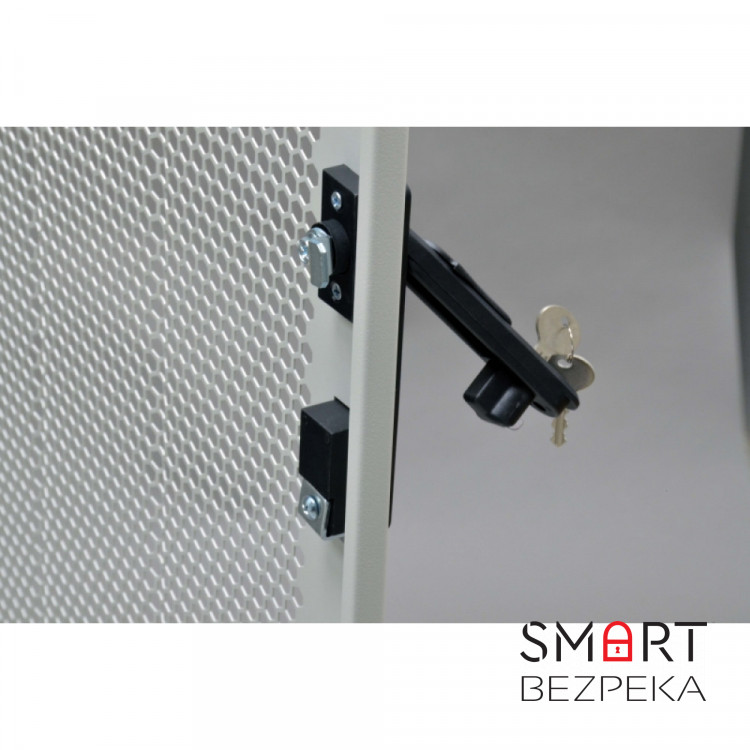 Шафа серверна CMS 42U 610 х 1055 UA-MGSE42610MPG посилена з перфорованими дверима для мережевого обладнання