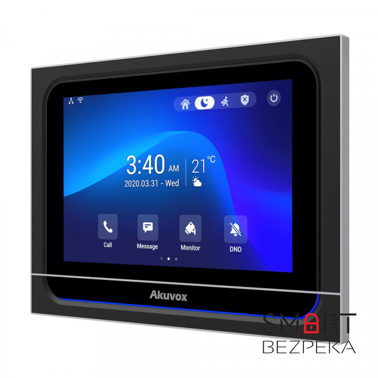 IP-відеодомофон з Wi-Fi 7" Akuvox X933W Black