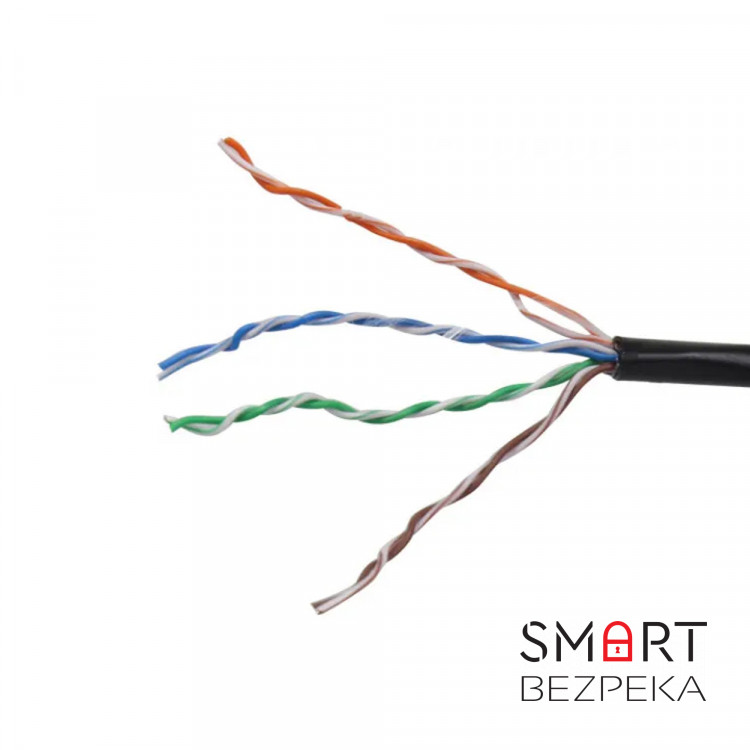 Кабель вита пара UTP CAT 5E Hikvision DS-1LN5EO-UU/E (бухта 305м)