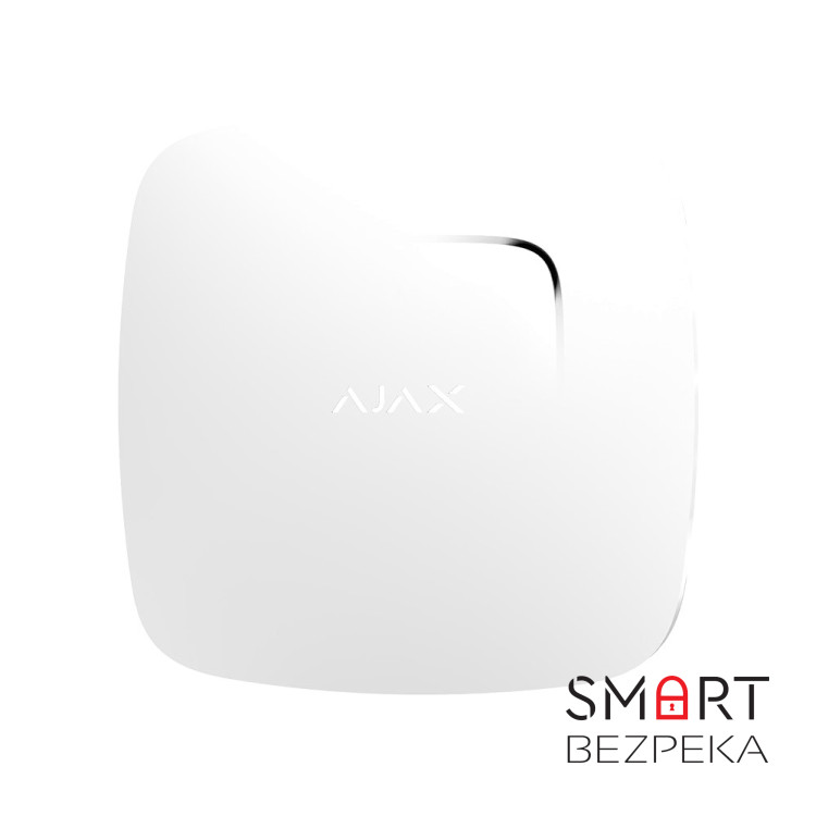 Комплект бездротової сигналізації Ajax StarterKit Cam Plus white + FirePtotect Plus white