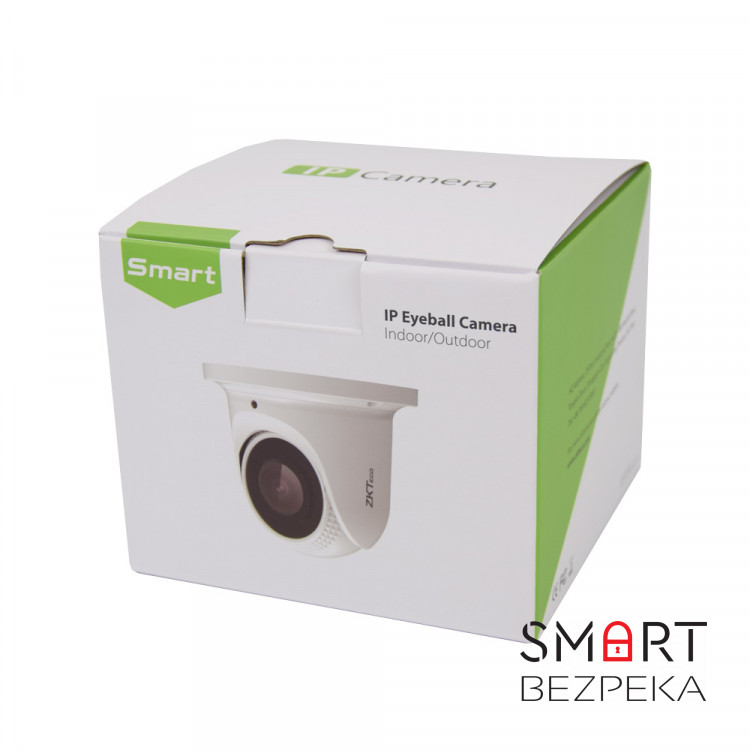 IP-відеокамера 2 Мп ZKTeco ES-852T11C-C з детекцією облич для системи відеонагляду