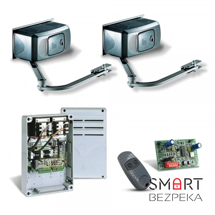 Комплект автоматики для розпашних воріт вагою до 800 кг, шириною до 4 м Came FERNI з можливістю встановлення на широкі стовпи