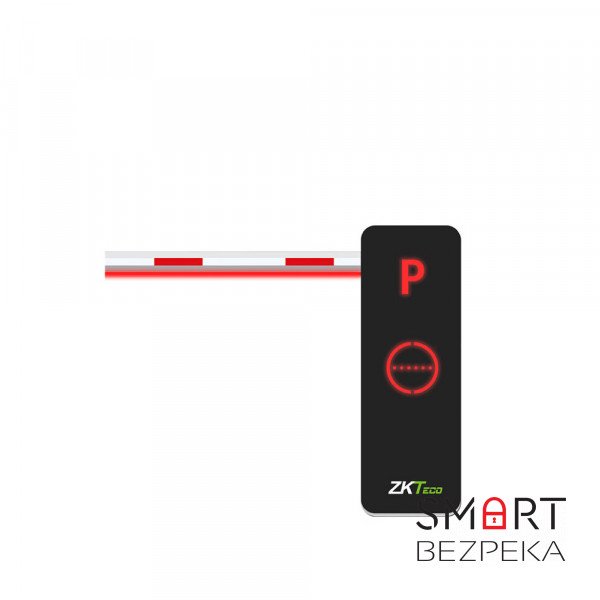 Шлагбаум ZKTeco BG1030R-LED з прямою стрілою 3 м зі світлодіодним підсвічуванням (правий)