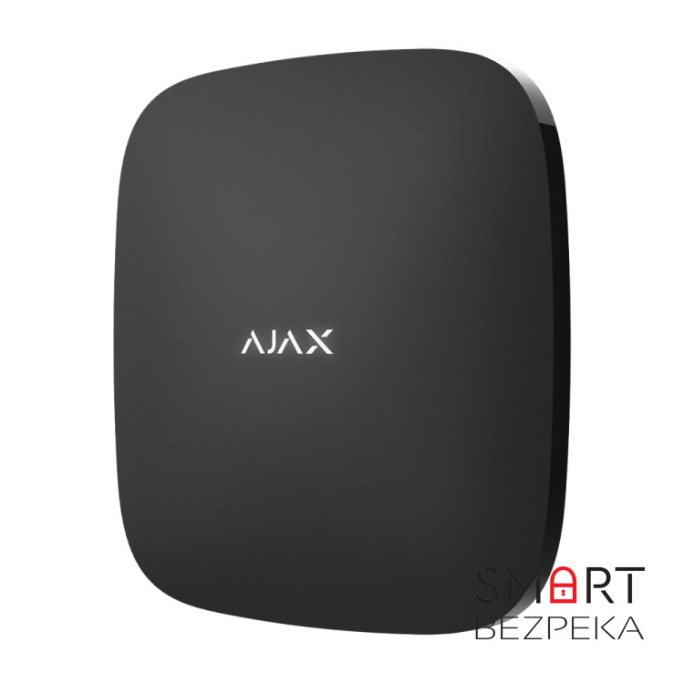 Комплект бездротової сигналізації Ajax StarterKit Cam Plus black + FirePtotect Plus black