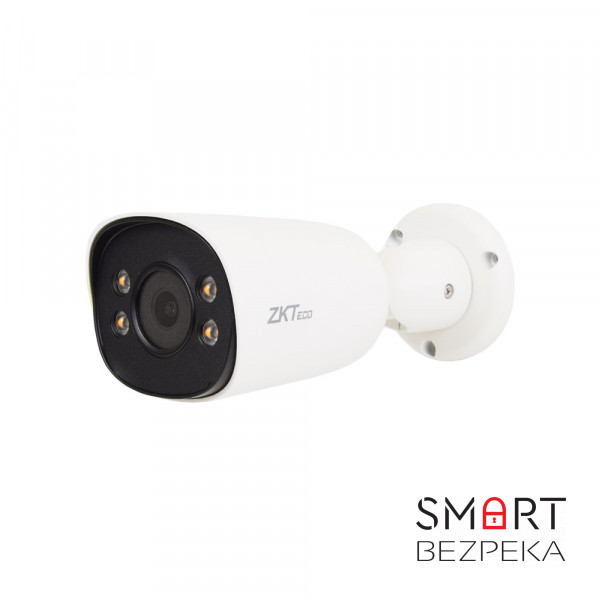 IP-видеокамера 2 Мп ZKTeco BS-852T11C-C с детекцией лиц для системы видеонаблюдения
