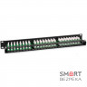 Патч-панель Hypernet 48 портов UTP кат.5е 19" PP-KUTP48-1U с держателем кабеля