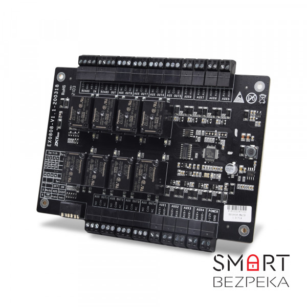Плата введення-виведення ZKTeco EX0808 на 8 входів-виходів для біометричних контролерів inBio Pro