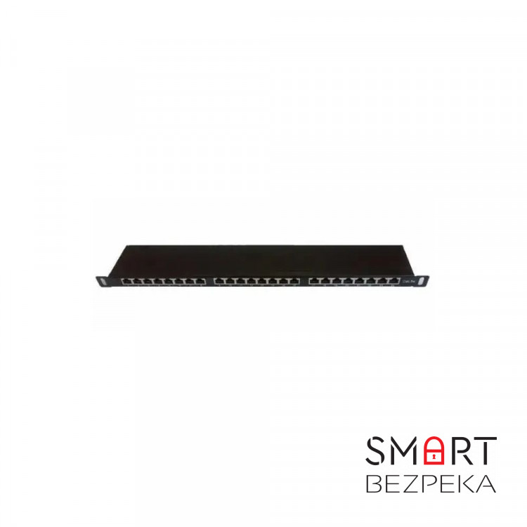 Патч-панель Hypernet 24 порти FTP 0.5U кат. 6е 19" PP-KFSTP6-24-05U