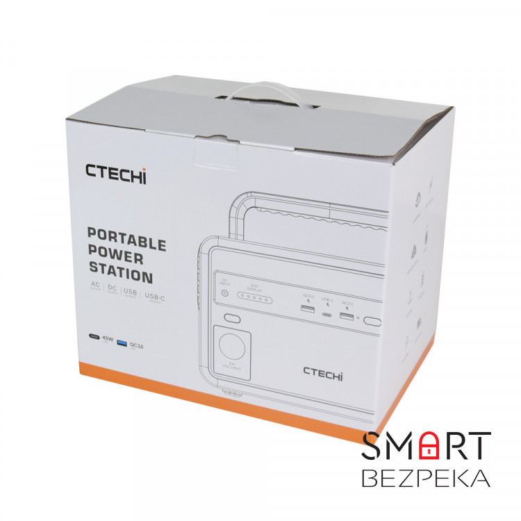 Зарядна станція CTECHi PPS-GT600 потужністю 600Вт / 384Вт·год