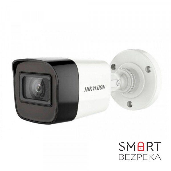 HD-TVI видеокамера 5 Мп Hikvision DS-2CE16H0T-ITFS (3.6mm) з вбудованим мікрофоном для системи відеонагляду