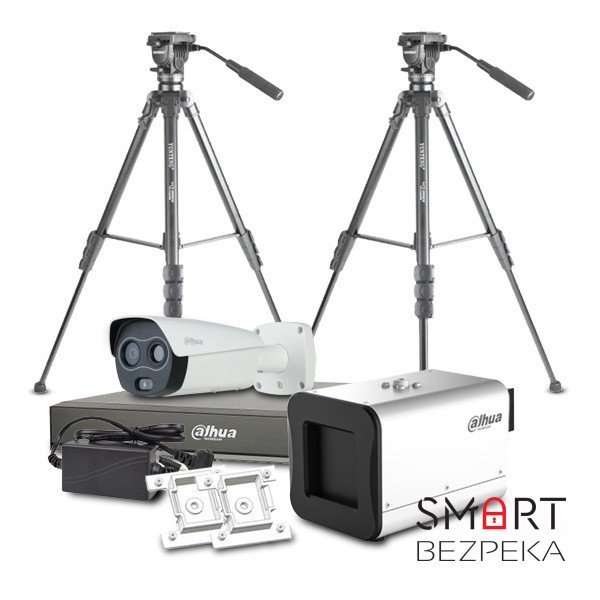 Тепловизионный комплекс контроля доступа с измерением температуры тела Pandemic control portable