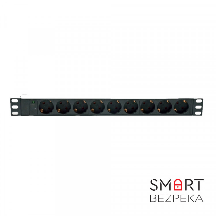 Сетевой фильтр Kingda KD-GER(16)N1009WKPB19A-C14 9 розеток 19"