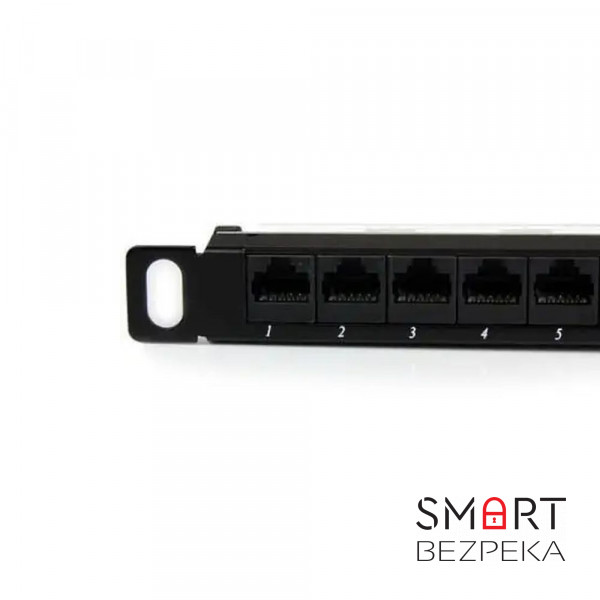 Патч-панель Hypernet 24 порта UTP 0.5U кат. 5е 19" PP-UTP24-WMR-05U