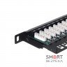 Патч-панель Hypernet 24 порти UTP 0.5U кат. 5е 19" PP-UTP24-WMR-05U