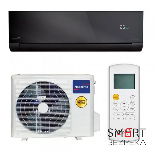 Кондиціонер Neoclima ArtVogue NS-12EHVIwb1/NU-12EHVI1 інверторний, дзеркальний графітовий