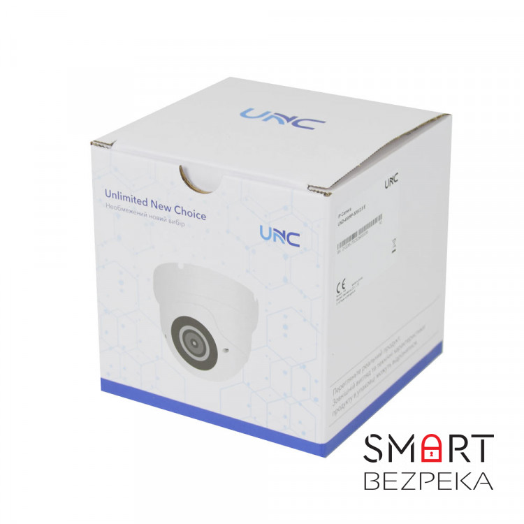 IP відеокамера UNC UNVD-4MIRP-30W/2.8A ES купольна 4 Мп вулична для відеоспостереження