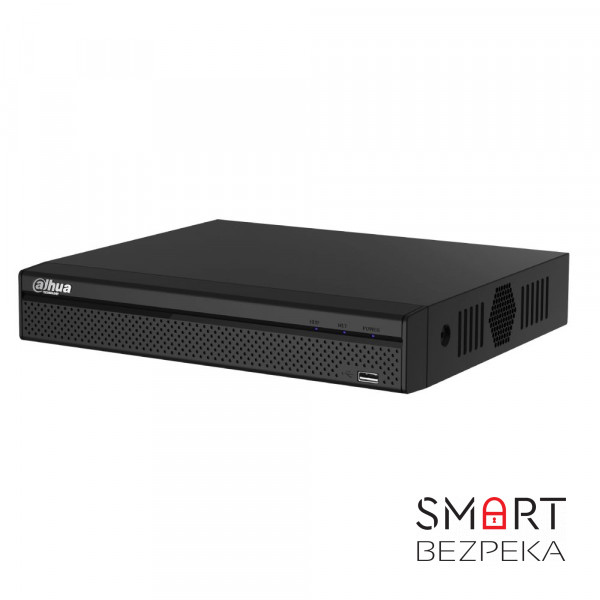 IP-видеорегистратор 8-канальный с PoE Dahua DHI-NVR1108HS-8P-S3/H для системы видеонаблюдения