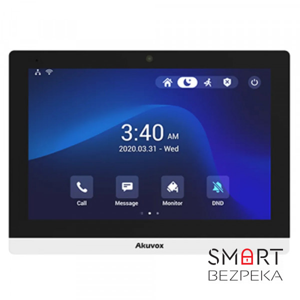 IP-видеодомофон с Wi-Fi 10" Akuvox C319A с встроенной камерой