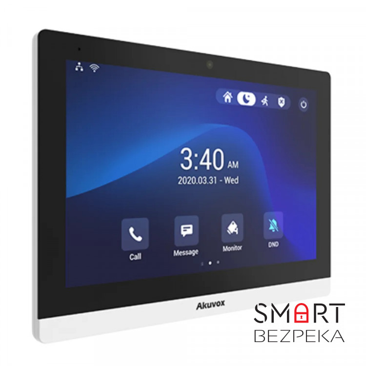 IP-відеодомофон з Wi-Fi 10" Akuvox C319A з вбудованою камерою