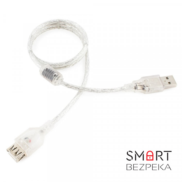 Подовжувач USB 2.0 AM/AF Cablexpert (CCF-USB2-AMAF-TR-2M) 2 метри з феритовим кільцем