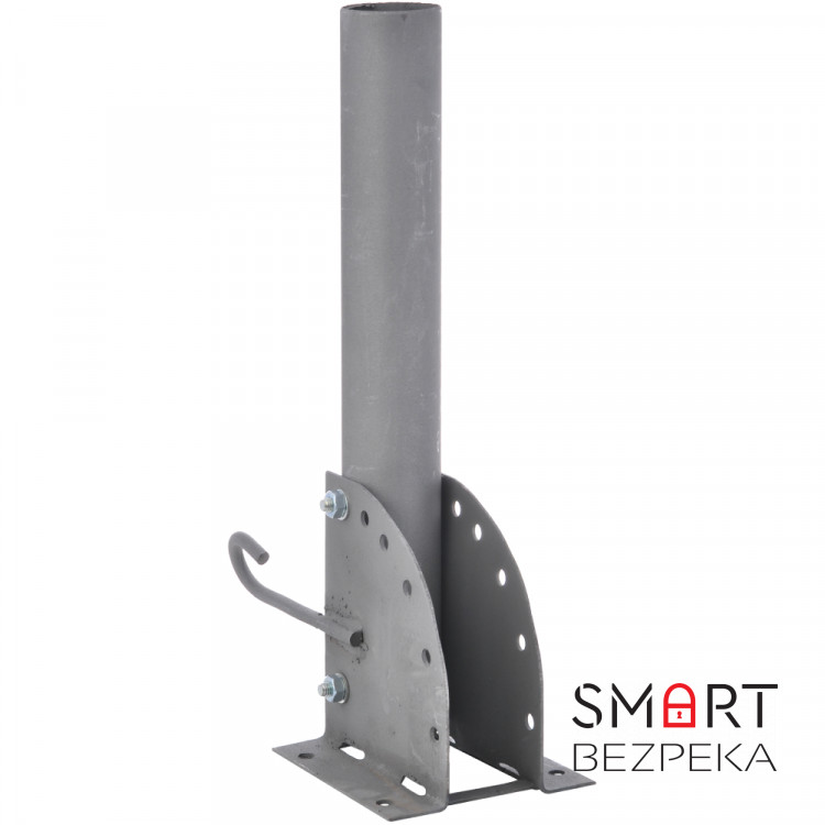 Кронштейн ZelK КСУР (+ гак) (труба: 50) (довжина труби: 350) з регулюванням кута нахилу