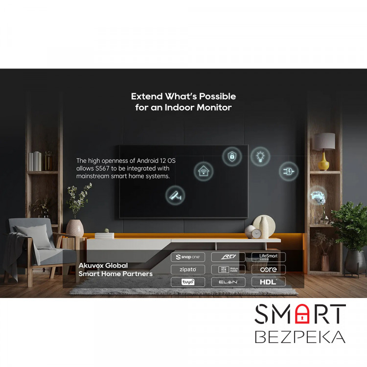 SIP-відеодомофон Akuvox S567W- 10 з Wi-Fi на Android