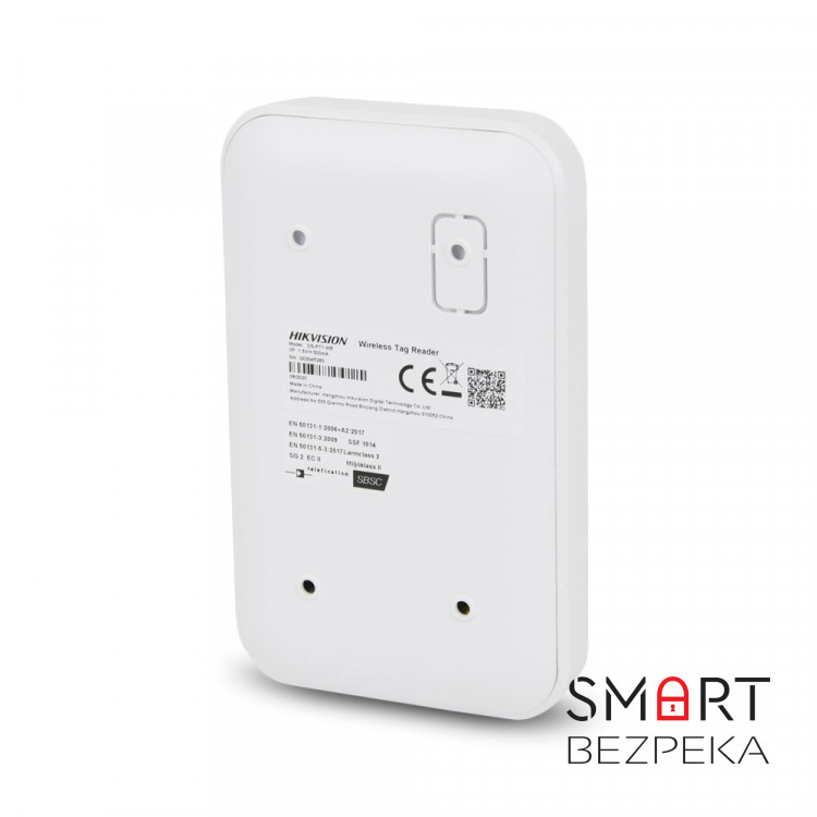 Беспроводной считыватель карт Mifare Hikvision DS-PT1-WE AX PRO