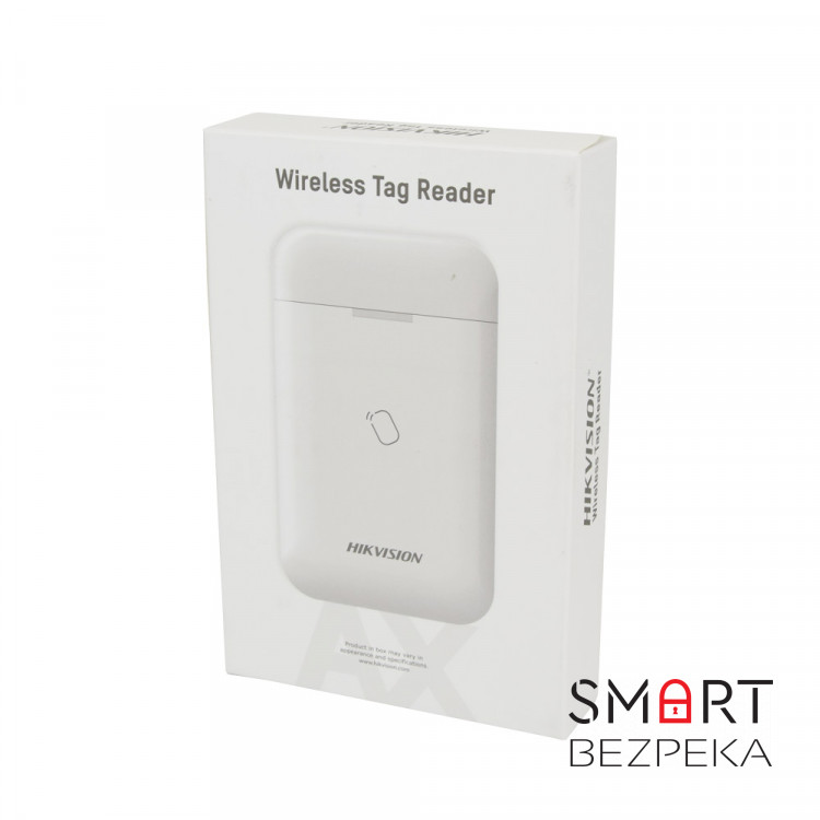 Бездротовий зчитувач карт Mifare Hikvision DS-PT1-WE AX PRO