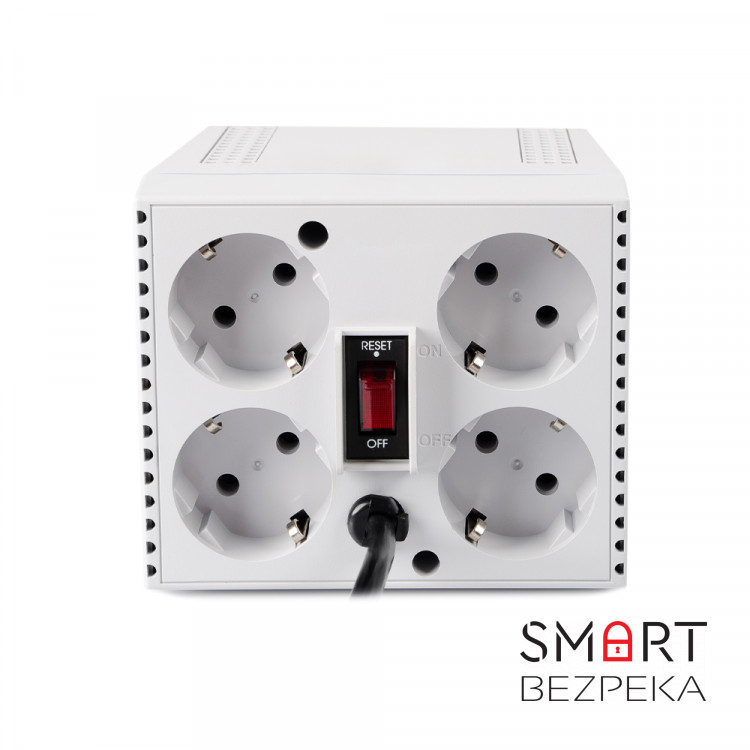 Стабiлізатор напруги Powercom TCA-1200 White