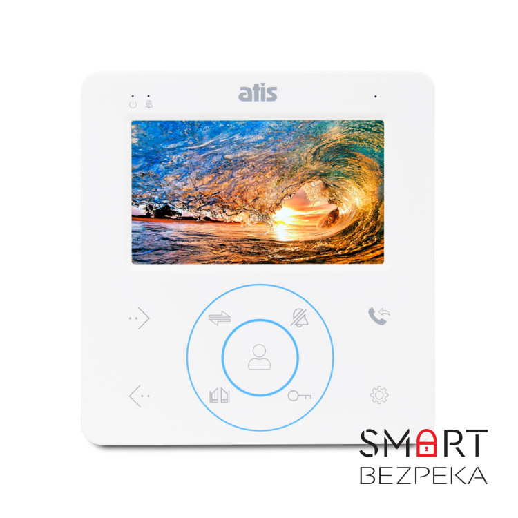 Комплект видеодомофона ATIS AD-480MW + BCOM BT-305HR Silver