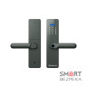 Розумний дверний біометричний замок SEVEN LOCK SL-7740BF grey (врізна частина 5050)