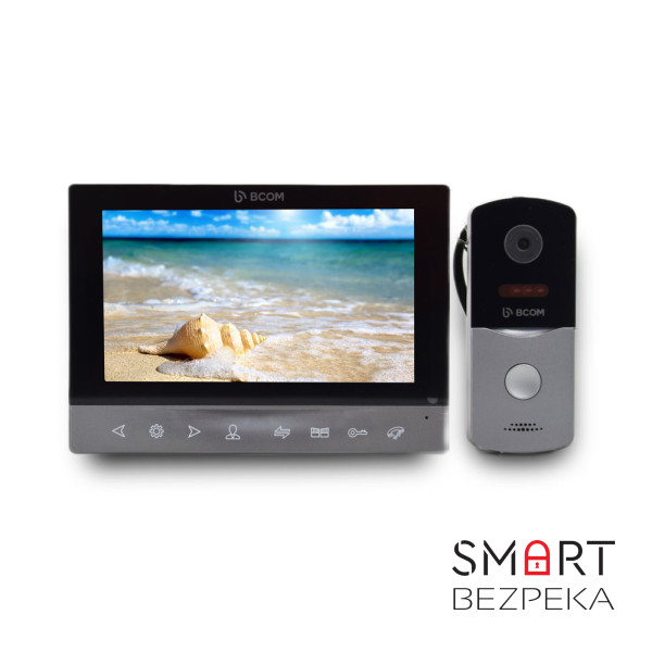 Комплект відеодомофону BCOM BD-790FHD/T Kit: відеодомофон 7" з підтримкою Tuya Smart і відеопанель