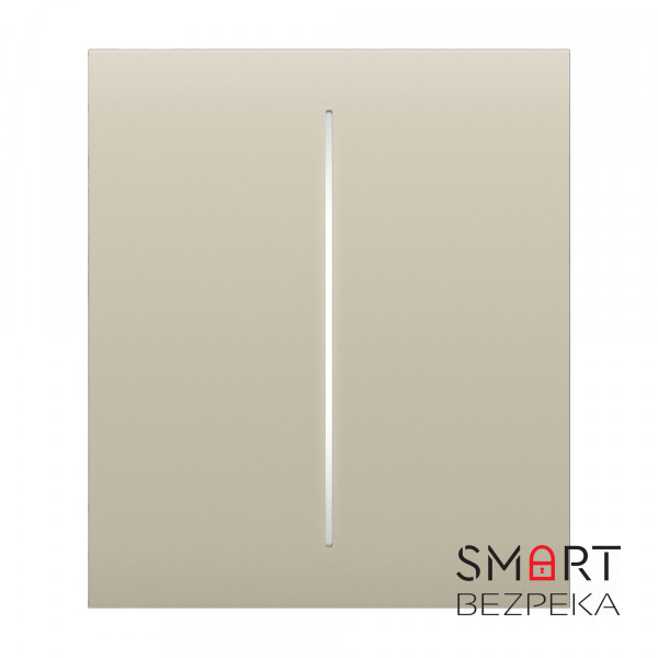 Кнопка Ajax CenterButton (2-gang) ivory для двоклавішного вимикача