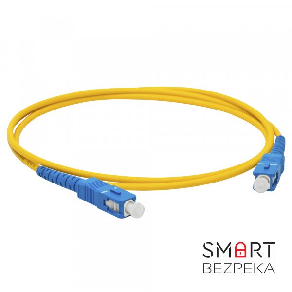 Патчкорд оптичний SC/UPC-SC/UPC SM simplex 3.00 LSZH 1м