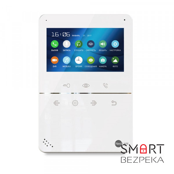 Видеодомофон 4.3" Neolight TETTA+ с записью видео по движению со звуком