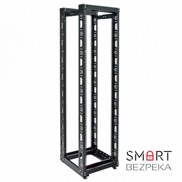 Стійка подвійна CMS UA-OF42-D54-BK 42U чорна (без ніг)